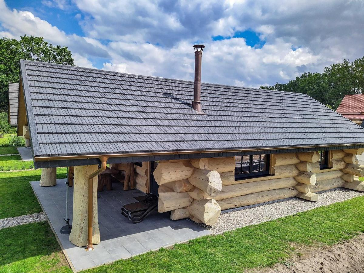 Naturstammhaus Tollensesee Gross Nemerow Экстерьер фото