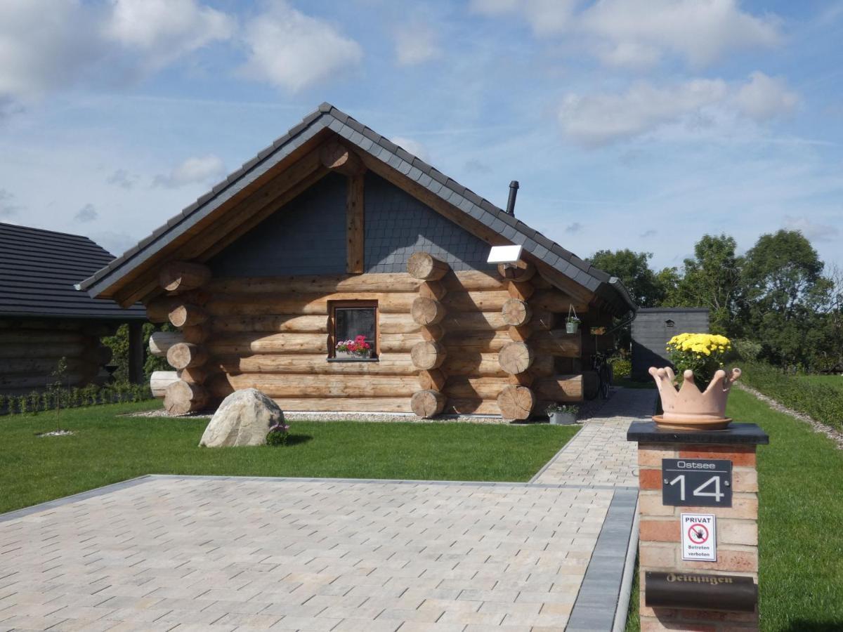 Naturstammhaus Tollensesee Gross Nemerow Экстерьер фото