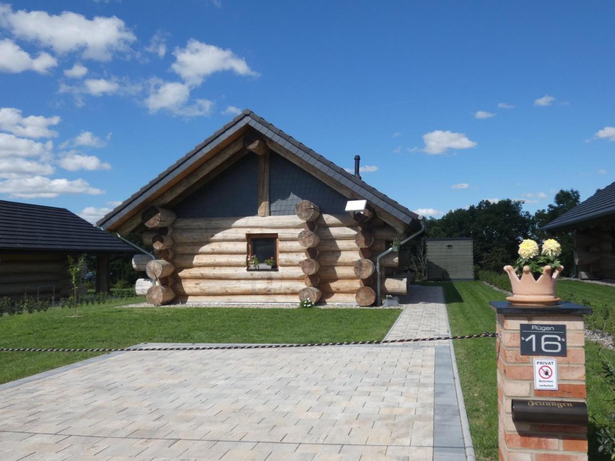 Naturstammhaus Tollensesee Gross Nemerow Экстерьер фото